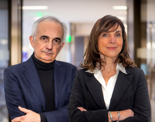 Sonia Ceramicola e Piero Davini, co-founder e owner di Teseo